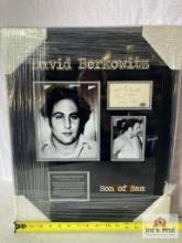 David Berkowitz "Son Of Sam" Signed Cut Photo Frame