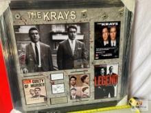 Kray Brothers Signed Cuts Photo Frame