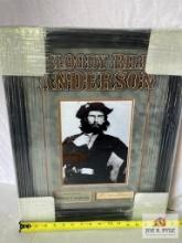 William T. "Bloody Bill" Anderson Signed Cut Photo Frame