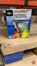 Sylvania 90PAR38FLBRP Halogen Blue Lights (NEW)