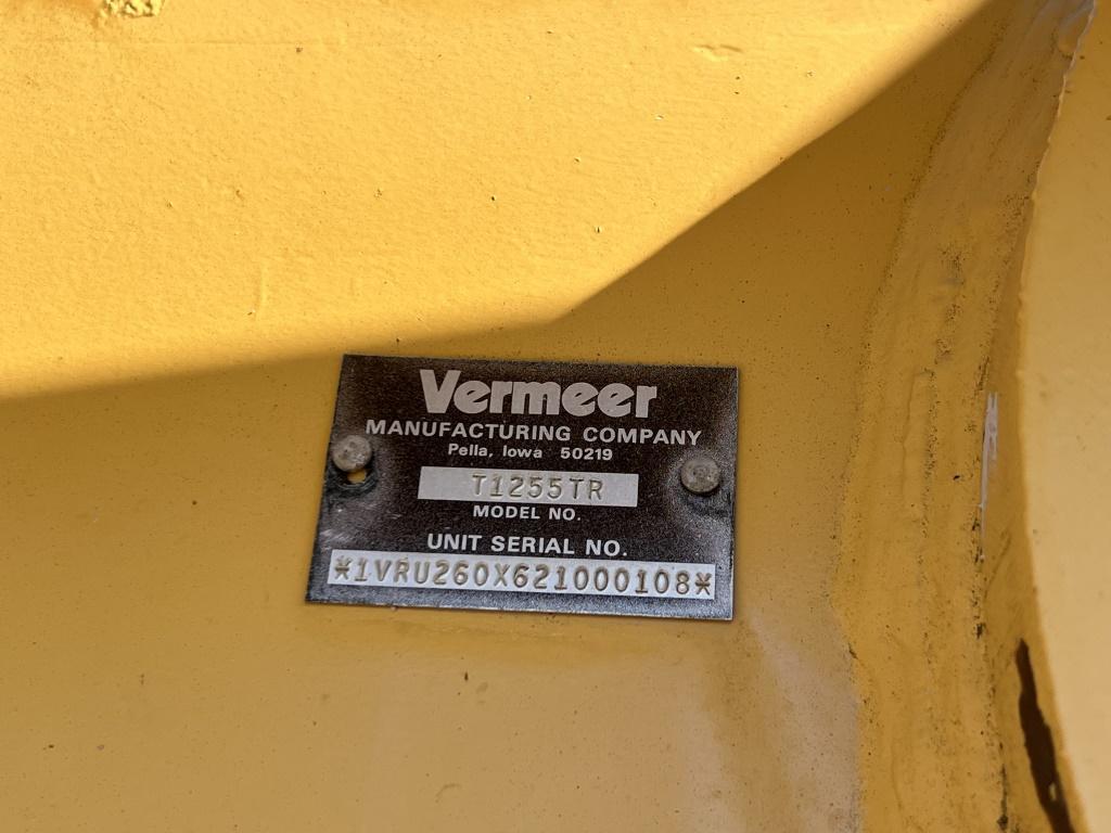 2002 VERMEER T1255 COMMANDER TRENCHER