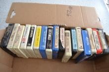 Assortment 8 track tapes