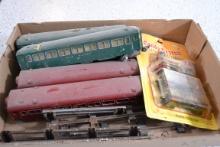 Vintage train cars and parts