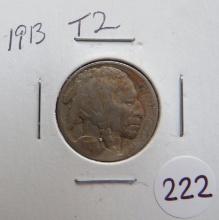 1913- Buffalo Nickel