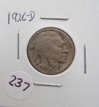 1926-D Buffalo Nickel