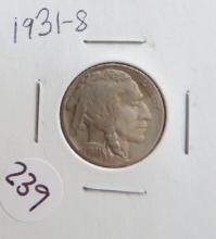 1931-S Buffalo Nickel