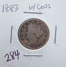 1883- w/o Cents V Nickel