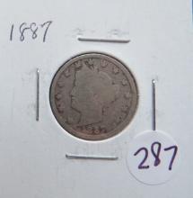 1887- V-Nickel