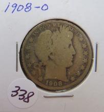 1908-O Barber Half Dollar