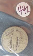 1926- Walking Liberty Quarter