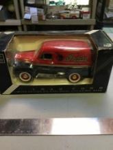 Limited edition, cast metal collector bank, 1948 Ford Indian motorcycle official licensed