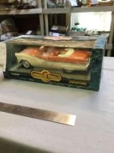 vintage American muscle, 1956 Sunliner diecast car inbox