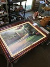 Thomas Kincaid gallery proof purchased in 1999 for $1486 signed framed with all paperwork, COA