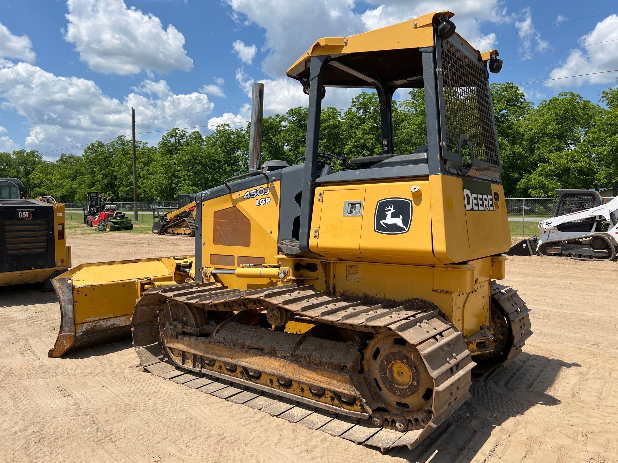 2014 JOHN DEERE 450J LGP CRAWLER DOZER