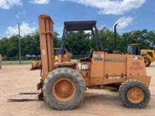 CASE 586E STRAIGHT MAST FORKLIFT