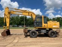 2007 JOHN DEERE 180CW MOBILE EXCAVATOR