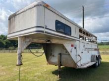 16' GOOSENECK 3 HORSE TRAILER