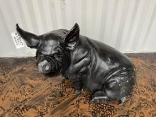 Metal Pig Statue