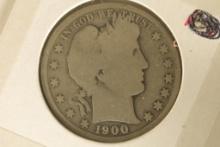 1900-O SILVER BARBER HALF DOLLAR