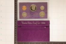 1986 US PROOF SET (WITH BOX)