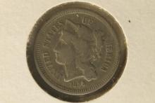 1866 THREE CENT PIECE (NICKEL)