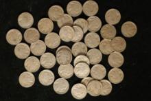 40 ASSORTED BUFFALO NICKELS: 38-1926-37 & 2 NO