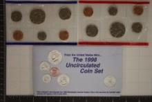 1998 US MINT SET (UNC) P/D (WITH ENVELOPE)