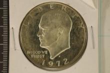 1972-S IKE SILVER DOLLAR SOME CLOUDING-