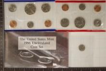 1996 US MINT SET (UNC) P/D (WITH ENVELOPE)