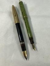 PAIR OF SHEAFFER FOUNTAIN PENS