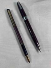 PAIR OF SHEAFFER FOUNTAIN PENS