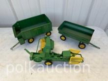 (3) JOHN DEERE IMPLEMENT TOYS