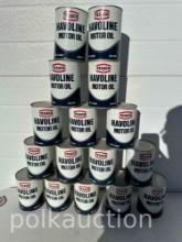 (16) TEXACO CANS **NO SHIPPING AVAILABLE**