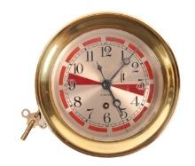 Chelsea Clock in a Brass Case (DB)