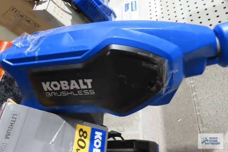 Kobalt 80V string trimmer with battery