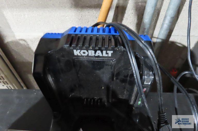 Kobalt 80V string trimmer with battery