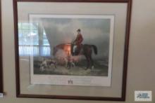 Mr. Charles Davis on "The Traverser" painted by W&H Barraud. Engraved by Edward...Hacker.