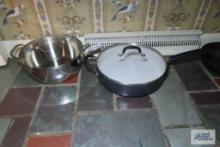 Tramontina nonstick pan and Cuisinart dutch oven