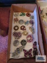 Colorful brooches