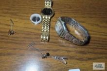 Men's watches and tie tacks