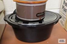 small Crock-Pot and oval crock pot insert