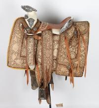 Fancy Piteado Charro Saddle