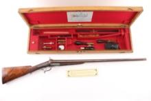 Cased J. Purdey Pinfire SXS 12 Ga.