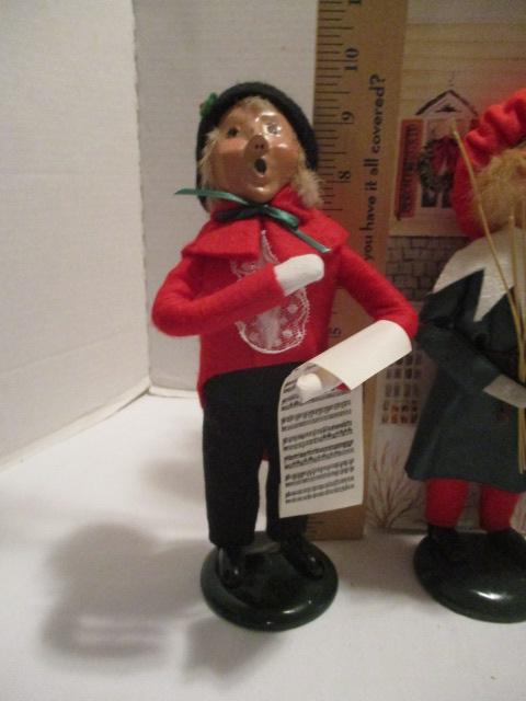 Four Byers Choice Christmas Carolers Figures