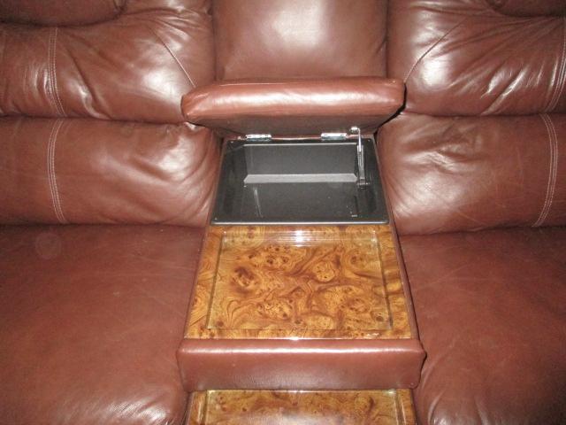 Ashley Furniture Dual Reclining Sofa with Center Console