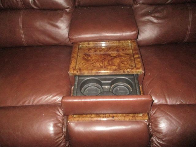 Ashley Furniture Dual Reclining Sofa with Center Console