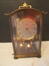 Vintage Schatz 400 Series Visible Escapement Brass Case Clock