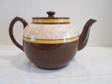 Vintage Sadler Brown Betty Glazed Pottery Teapot