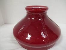 Red Glass Lamp Shade