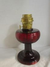 Red Beehive Oil Lamp